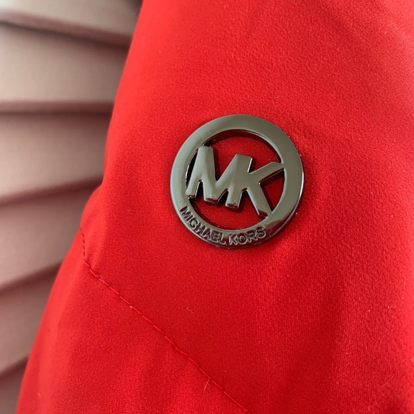 BNWT Red Michael Kors winter jacket - Picture 8 of 11
